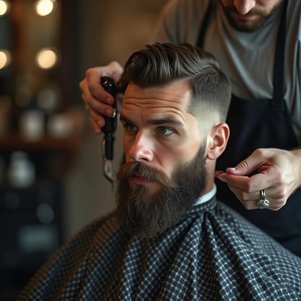 Portada de revista con la barbería